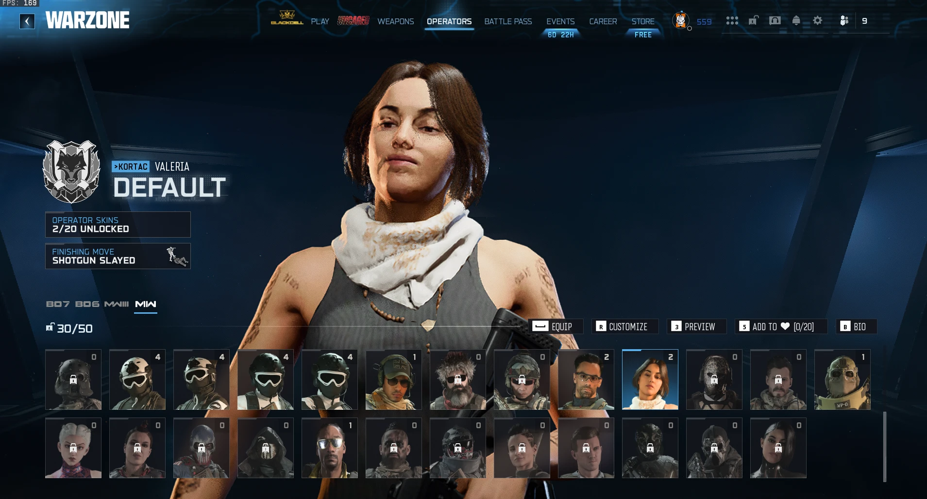 AGED STACKED ACCOUNT MW2/MW3/BO6/BO7